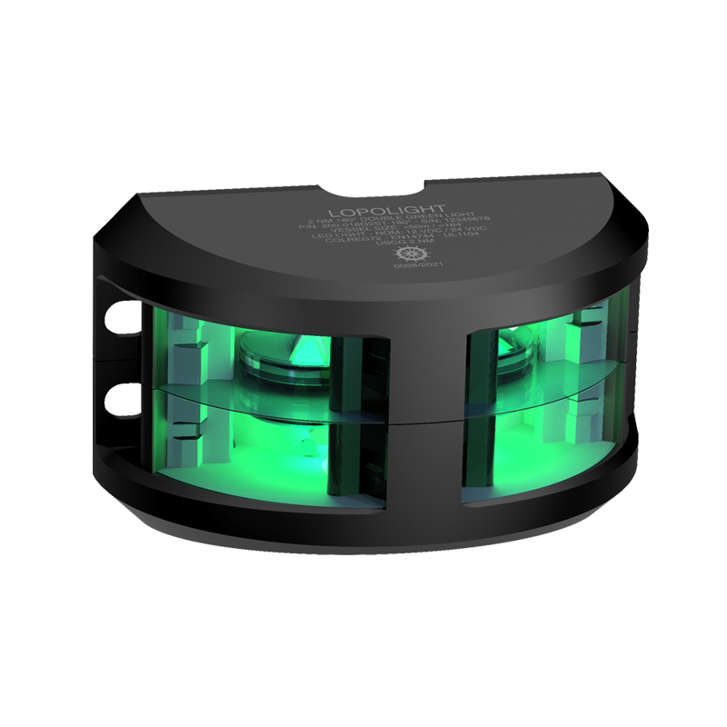 3nm 180° Green, double, black anodized 3nm 180° Green, double, black anodized